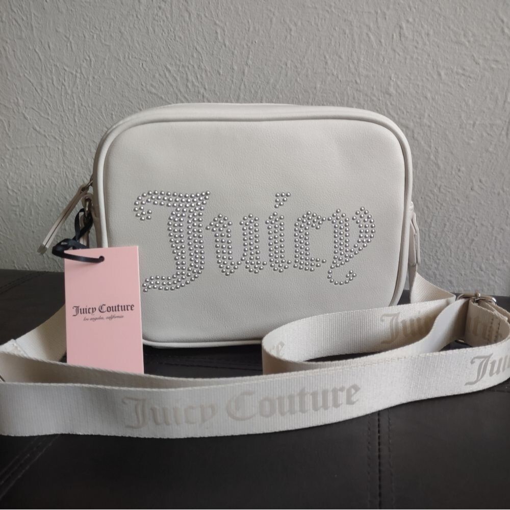 Juicy Couture Crystal Obsession Camera Crossbody Purse Bag